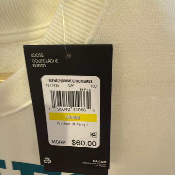 Under Armor Project Rock Terry Shirt - Picture 3 of 5